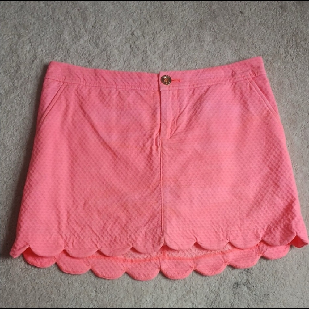 Lilly Pulitzer Pink Mini Skirt